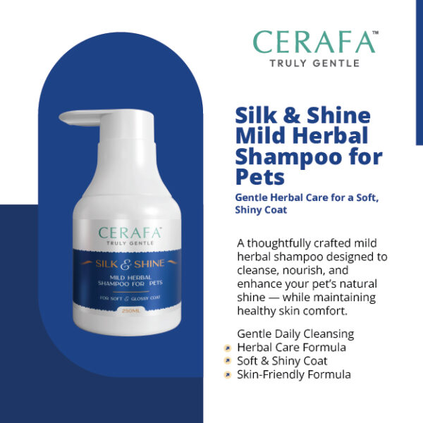 Cerafa Silk & Shine mild Herbal Shampoo